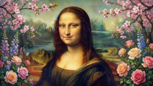 Garden Mona Lisa