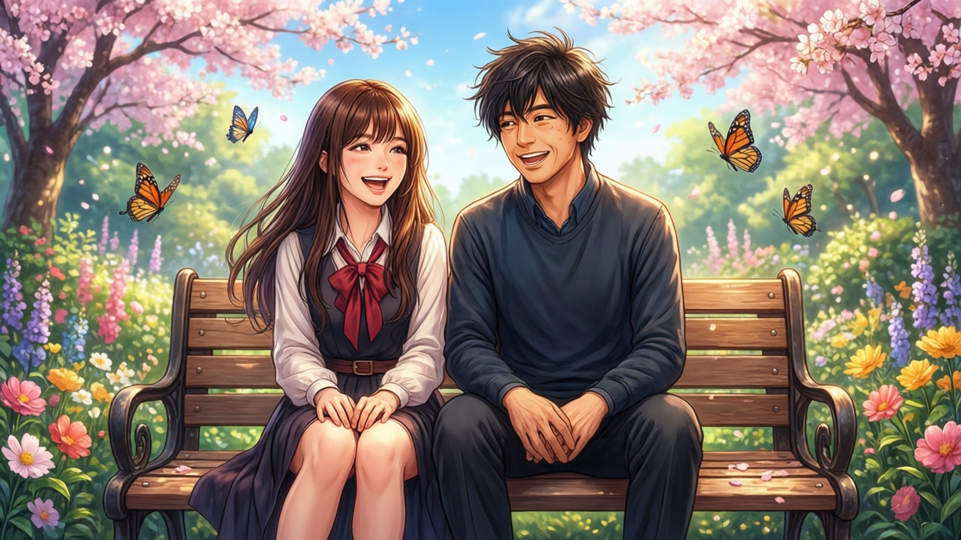 Garden of Happiness by Wallpapers.art Studio