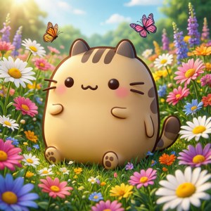 Garden Pusheen