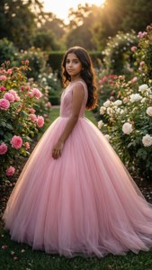 Garden Quinceanera Sunset