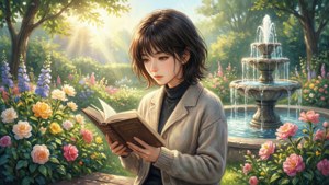 Garden Reading Serenity
