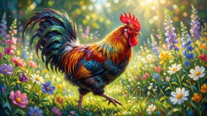 Garden Rooster Walk