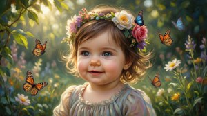 Garden Serenity Circus Baby