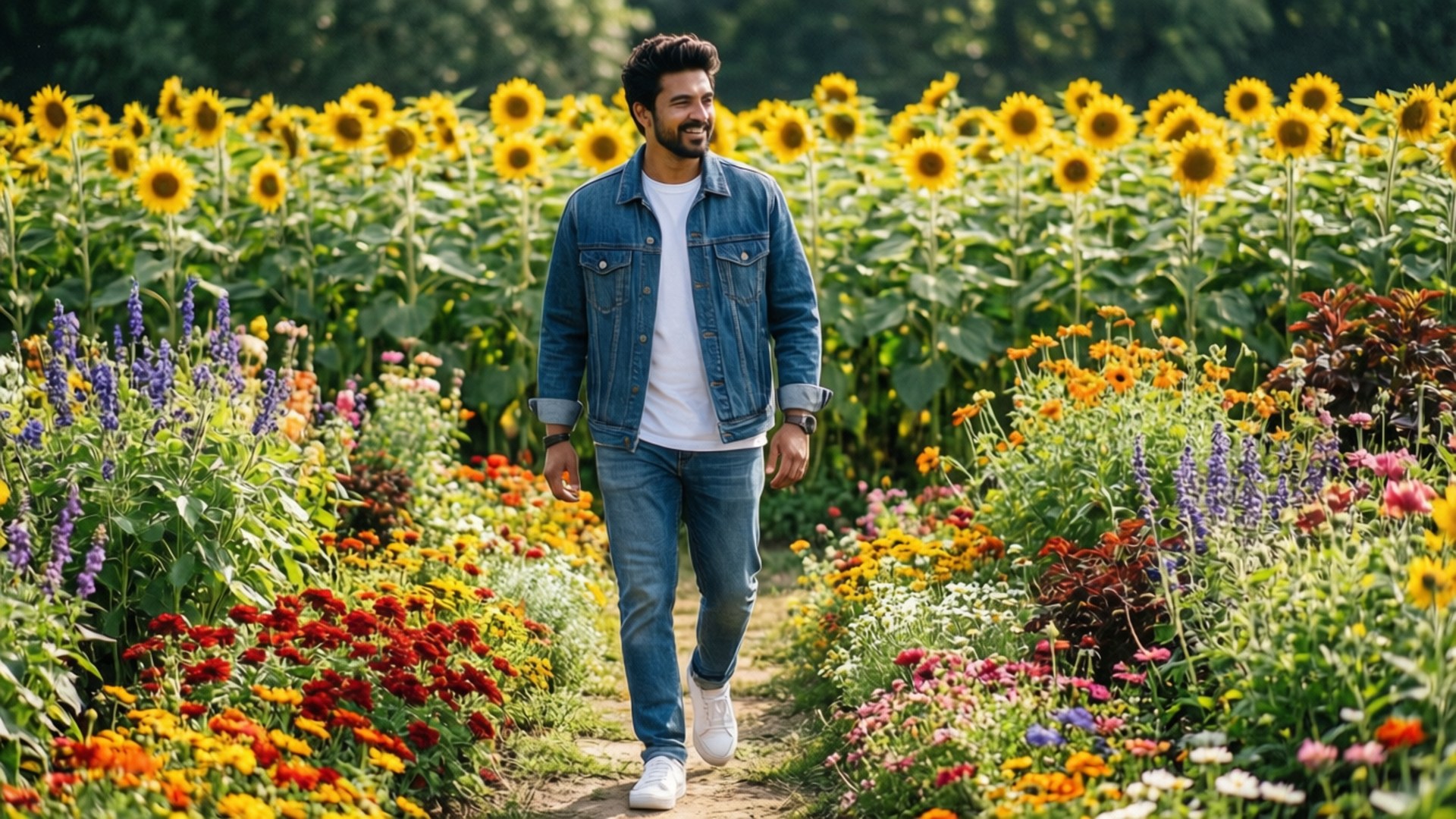 Garden Stroll by Wallpapers.art Studio