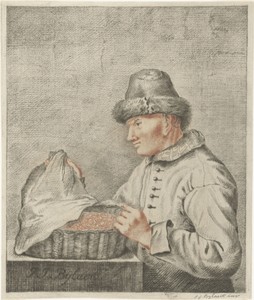Garnalen verkoper