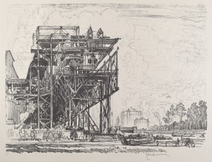 Gas Works from the Canal, Berlin