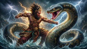 Gatotkaca Serpent Battle