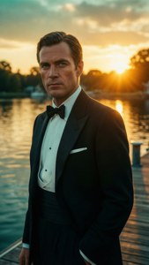 Gatsby Sunset Portrait
