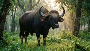 Gaur at Dawn