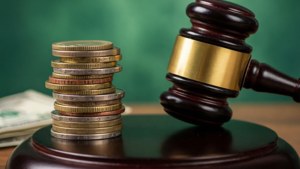 Gavel and Coins
