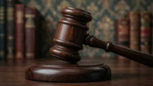 Gavel on Law Books