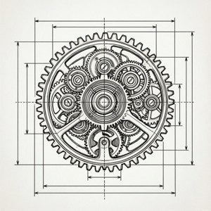 Gear Dimension Lines