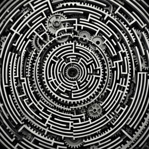 Gear Maze Illusion
