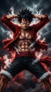 Gear Second Action Luffy