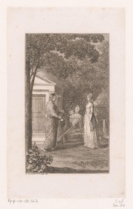 Gebhard ontmoet Agnes van Mansfeld in de tuin