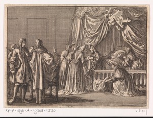 Geboorte van de zoon van koning Jacobus II van Engeland, 1688
