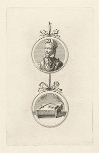 Gedenkpenning met portret van Johan van der Does