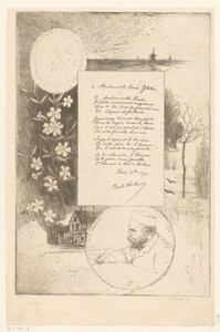Gedicht aan Mademoiselle Renée Zilcken