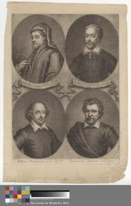 Geffrey Chaucer, Edmund Spencer, William Shakespeare, Benjaminus Johnson