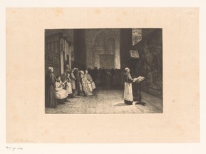 Gelovigen tijdens een kerkdienst