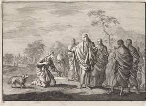 Genezing van de dochter van de Kananese vrouw
