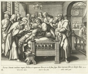 Genezing van de schoonmoeder van Petrus