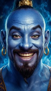 Genie Close-Up Portrait