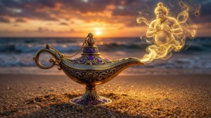 Genie Lamp Wish