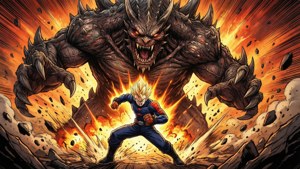 Genos vs Giant Monster