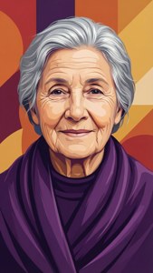 Gentle Grandma Portrait