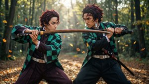 Genya and Muichiro Training