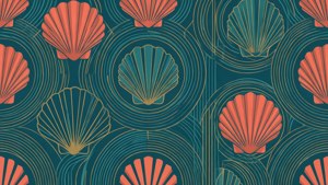 Geometric Abalone Pattern