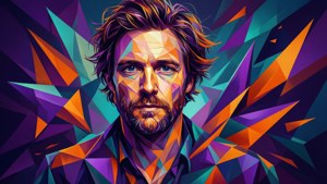 Geometric Abstract Portrait