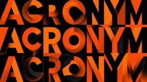 Geometric Acronym Pattern