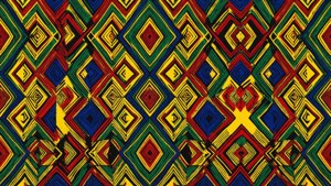 Geometric African Pattern
