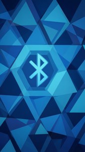 Geometric Bluetooth Pattern