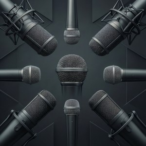 Geometric Boom Mic Pattern