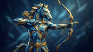 Geometric Centaur Low Poly