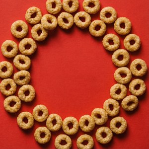 Geometric Cheerios Pattern
