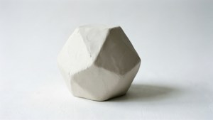 Geometric Clay Sculpture