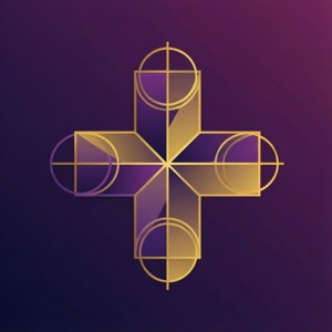 Geometric Cross Abstract
