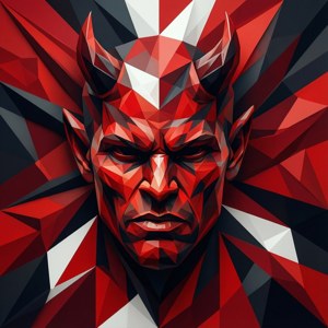Geometric Devil Pattern