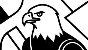 Geometric Eagle Line Art