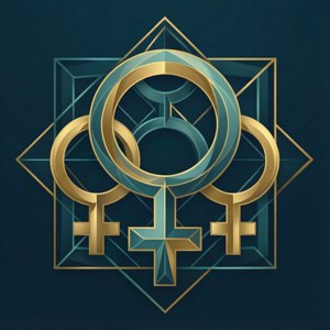 Geometric Female Symbols