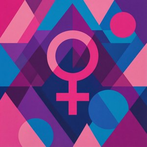 Geometric Feminist Symbol