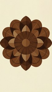 Geometric Flower Art Deco