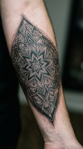 Geometric Forearm Tattoo