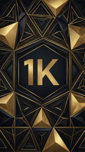 Geometric Gold 1K