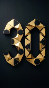Geometric Gold 30 Abstract