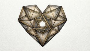 Geometric Heart Tattoo Art